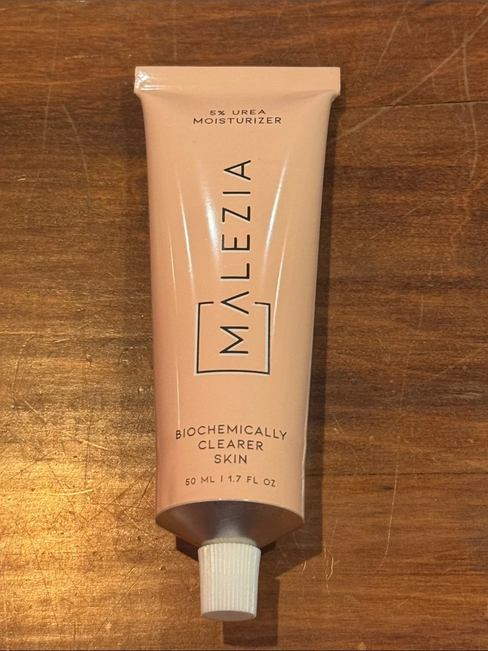 NIP Malezia 1.7 oz Tube 5% Urea Moisturizer Factory Sealed Biochemically NEW!